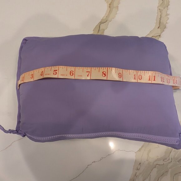 Halfdays Nellie Packable Puffer Lilac Purple Lightweight Oversize Crop Jacket XL - Picture 12 of 16